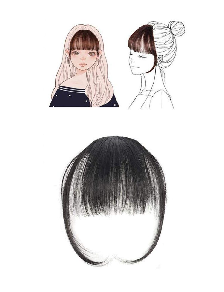 clip in front bangs