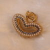Golden Metal Hair Clutcher