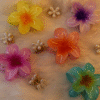 Floral Hair Accessories Set