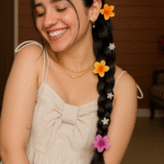 Floral Hair Accessories Set