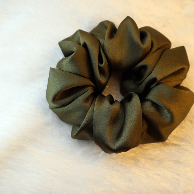 large size satin scrunchies