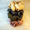 large size satin scrunchies