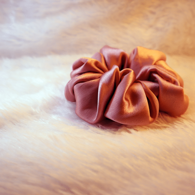 large size satin scrunchies