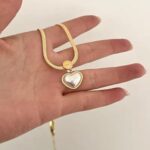 Jaanshu Heart Shape Pearl Necklace for Women & Girls | Elegant Artificial Jewelry | Romantic Gift for Wife, Girlfriend, Sister - Image 4