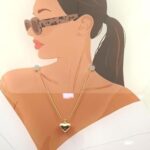 Jaanshu Stylish Heart Pendant Necklace for Women & Girls | Trendy Artificial Jewelry | Gift for Wife, Sister, Girlfriend - Image 2