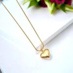 Jaanshu Stylish Heart Pendant Necklace for Women & Girls | Trendy Artificial Jewelry | Gift for Wife, Sister, Girlfriend
