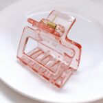 JAANSHU Pack of 4 Transparent Claw Clips, Hair Claw Clips for Women And Girls, 2 Inch Small Hair Clips, Medium Rectangle Claw Hair Clip, Acrylic Square Jaw Clips Hair. - Image 4
