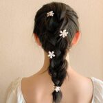 Jaanshu Mini Pearl Claw Clips Hair Barrettes - Set of 10 Sweet Artificial Pearl Hair Clips for Women and Girls, Ideal for Party, Wedding, and Casual occassion - Image 4
