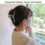 JAANSHU Elegant Pearl Hair Crutcher For Women – Premium Quality, Stylish & Durable Hair Accessory for Women – Perfect for Weddings, Parties & Everyday Wear - Image 4