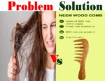 JAANSHU Neem Wood Hair Comb – Anti-Static, Natural, Eco-Friendly Design, Gentle on Hair, Comb for All Hair Types - Image 3