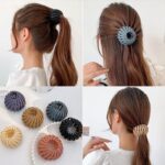 JAANSHU Bird Nest Hair Ponytail Holder - Plastic Bun Clip with Easy Grip Design, Durable Multi-Color Hair Claw for Stylish Updos - Image 3