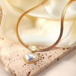 Jaanshu Heart Shape Pearl Necklace for Women & Girls | Elegant Artificial Jewelry | Romantic Gift for Wife, Girlfriend, Sister - Image 2