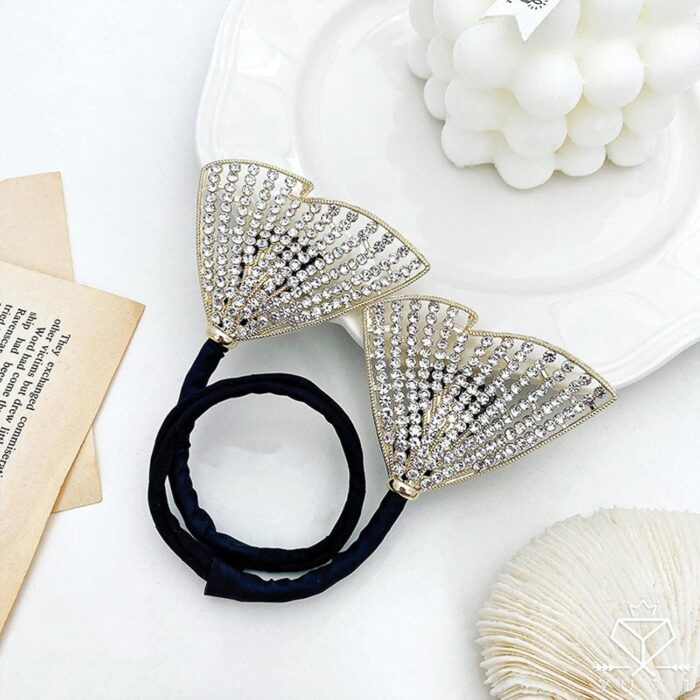 JAANSHU Hair Bun Accessories For Women Floral Easy Hair Bun Maker For Hair Metal Rhinestone Bun Clips For Hair Elegant Hairstyle Twist Bun Shaper - Image 1