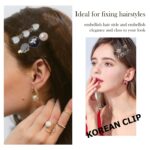 JAANSHU Black Korean Style Fancy Hair Clips – Elegant Hair Accessories for Women & Girls - Image 2