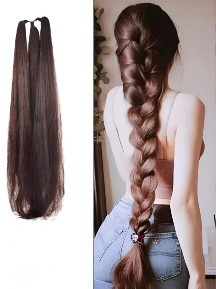 JAANSHU Synthetic Hair Parandi Choti Braided Hair Extension/Punjabi Paranda/Hair Accessories for Women