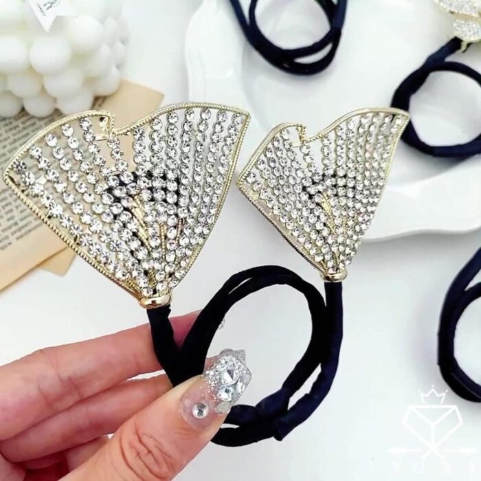 JAANSHU Hair Bun Accessories For Women Floral Easy Hair Bun Maker For Hair Metal Rhinestone Bun Clips For Hair Elegant Hairstyle Twist Bun Shaper - Image 8