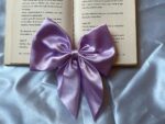 JAANSHU Bow Hair Clips Handmade Ties for Girls Women Silk Satin Stylish Bow Hair Clip Bowknot Soft Fabric Bowknot French Barrettes Hair Accessories Gift- Multicolor, Pack of 3 - Image 6