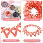 JAANSHU Bird Nest Hair Ponytail Holder - Plastic Bun Clip with Easy Grip Design, Durable Multi-Color Hair Claw for Stylish Updos - Image 6