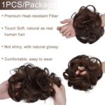 Jaanshu - Stylish Juda Hair Buns - Messy Bun Hair Extension with Artificial Fake Bun Maker Scrunchies - Elastic Rubber Band Included - Image 3