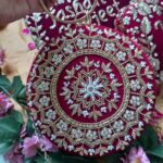 Personalized Bridal Purse with Name Embroidery | Matching Bridal Lehenga | Hindi, English, Urdu & Punjabi | Handcrafted Wedding Clutch for Brides - Image 6