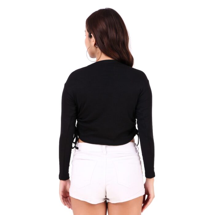 Ribbed Full Sleeve Top for Women - Image 4
