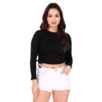 Ribbed Full Sleeve Top for Women - Image 2