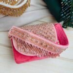 JAANSHU Luxury Handcrafted Designer Beaded Handbags for Women with Stylish Small Belt - Image 6