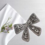 Jaanshu Glitter Hair Bows Sparkle in Style with – Handmade, Party Wear, Lightweight, Multi-Color, Trendy Look, Durable Fabric - Image 3
