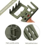 Jaanshu 4 PCS Matte Square Claw Clips for women - 2" Durable Hair Clips for Thick Hair, Stylish Multicolor Hair Accessories for Women - Image 3