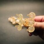 Jaanshu Small Hair Clutcher for Women - Stone Work Partywear Hair Clips, Strong Hold, Mini Hair Claws for Special Occasions (Pack of 3) - Image 5