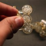 Jaanshu Small Hair Clutcher for Women - Stone Work Partywear Hair Clips, Strong Hold, Mini Hair Claws for Special Occasions (Pack of 3) - Image 9