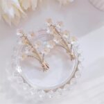 JAANSHU | Party wear Elegant White Flower Metal Hair Clip / hair accessories for girls pack of 2 - Image 8