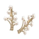 JAANSHU | Party wear Elegant White Flower Metal Hair Clip / hair accessories for girls pack of 2 - Image 4